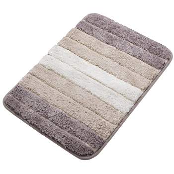 Large Bathroom Rug Non Slip Bath Mat (72x24 Inch Blush) Water