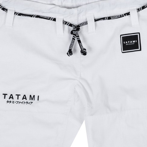 White Tatami Katakana BJJ Kimono > Free Shipping