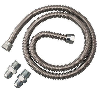Dormont® 30 Series Supr-Safe® 48-In. Gas Range and Gas Furnace Flex-Line in Silver