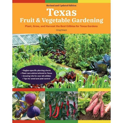 Texas Fruit & Vegetable Gardening, 2nd Edition - (Fruit & Vegetable Gardening Guides) by  Greg Grant (Paperback)