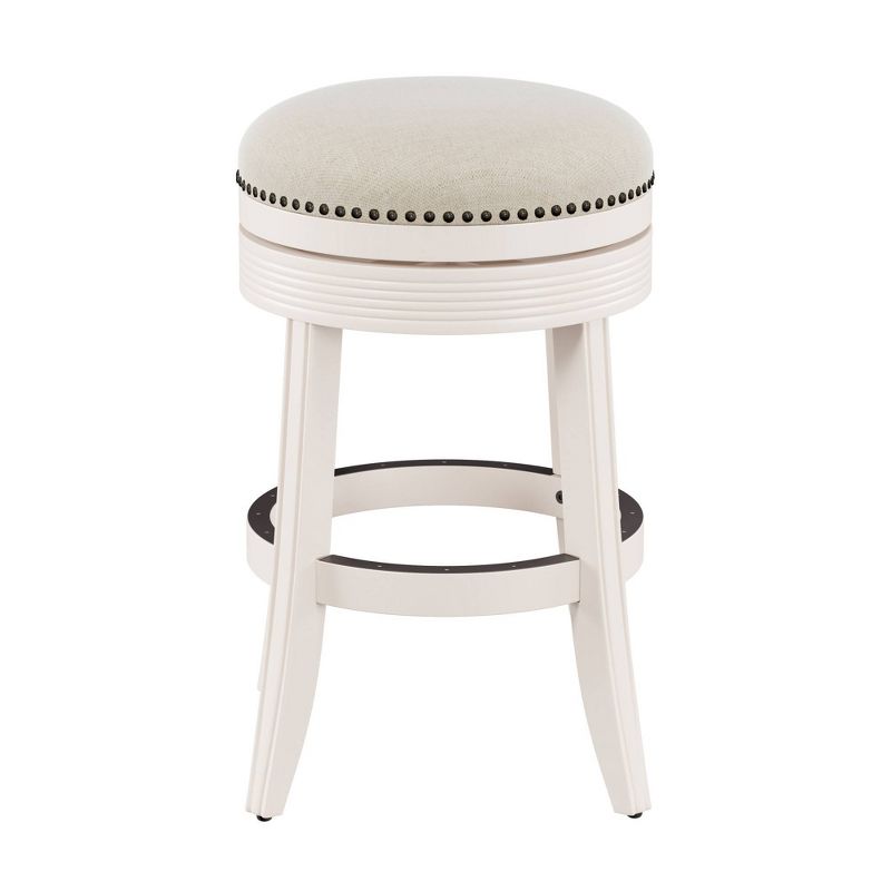 26&#34; Saddle Backless Counter Height Barstool Rustic Gray/Taupe &#8211; Hillsdale Furniture, 5 of 11