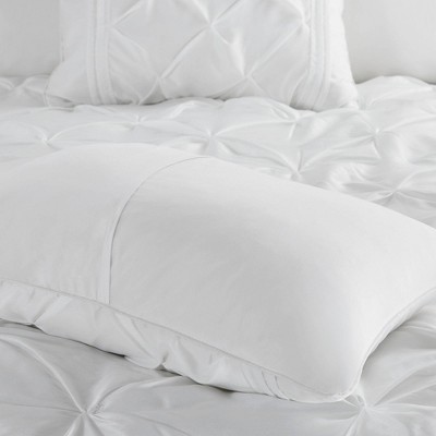 White Full 7-Piece Tufted Comforter Set with Shams