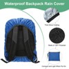 Unique Bargains Waterproof Backpack Rain Cover with A Carry Pouch for Hiking/Biking 1 Pc - 2 of 4