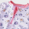 Baby Girls' Disney Winnie the Pooh Long Sleeve One Piece Rash Guard - Pink - 3 of 4