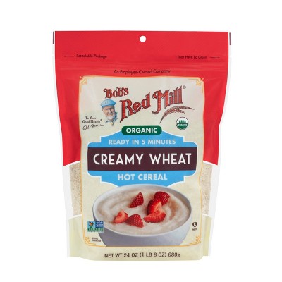 Bob's Red Mill Organic Creamy Wheat Hot Cereal - 24.8oz