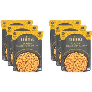Mina Stew Moroccan White Bean - Pack of 6 - 10 oz - 1 of 2
