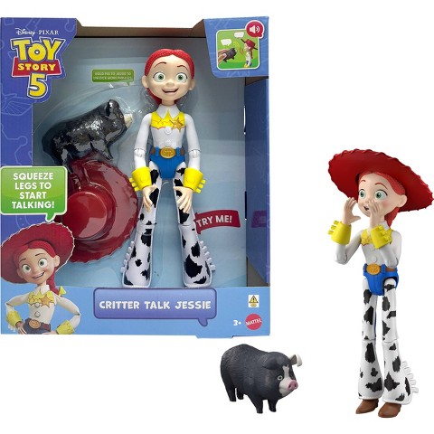 Детские фигурки Toy Story 5 Disney and Pixar Toy Story 5 Critter Talk Jessie, 12" Action Figure Toy & JD Pig, 35 Sounds