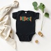 The Juniper Shop Littlest Colorful Baby Bodysuit - 12mo - Black - 2 of 2