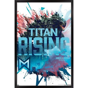 Trends International Godzilla x Kong: The New Empire - Titan Rising Framed Wall Poster Prints - 1 of 4