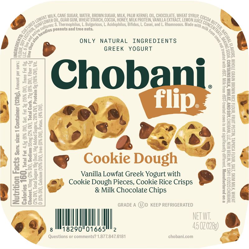 Chobani Flip Cookie Dough Greek Yogurt - 4.5oz, 3 of 15