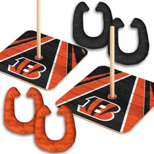 NFL Cincinnati Bengals Horseshoe Bag Toss Game Set - 1 of 4