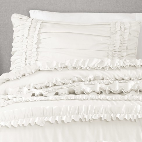 Twin Twin Xl 3pc Belle Comforter Set White Lush Decor Target