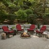 ARDEN Outdoor Plush Modern Tufted Rocking Chair Cushion, Set of 2, 20 x 18, Water Repellent, Fade Resistant - 3 of 4