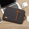 Hachikiko 17-17.3 Inch Laptop Sleeve, Water-Resistant Shockproof Laptop Case with Handle & 2 Pockets, Slim Laptop Bag - 2 of 4