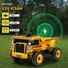 Garvee 12V Ride On Dump Truck for Kids with Remote Control, Electric Construction Vehicle Toy with Auto-Lift Bed, Shovel, LED Lights, Music - 4 of 4