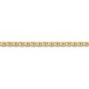 Black Bow Jewelry 3mm 14k Yellow Gold Concave Anchor Chain Bracelet or Anklet - 2 of 4