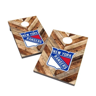 NHL New York Rangers 2'x3' Cornhole Bag Toss Game Set