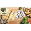 Raviolamp Classic Line Ravioli Mold – 100% Made in Italy, Aluminum Pasta Cutter with Rolling Pin – Perfect Accessory for Homemade Ravioli (12-Cavity) - 2 of 4