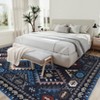 Washable Area Rug Modern Geometric Boho Floor Rugs for Living Room Easy to Care Non Shedding Farmhouse Accent Carpet for Nursery - 2 of 4