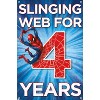 Trends International Marvel Spider-Man - Happy 4th Birthday Unframed Wall Poster Prints - 4 of 4