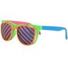 HalloweenCostumes.com    Neon Flip Up Glasses, Green/Pink/Orange - 2 of 4