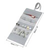 Unique Bargains PU Leather Portable Travel Jewelry Organizer Roll Bag 1 Pc - 2 of 3