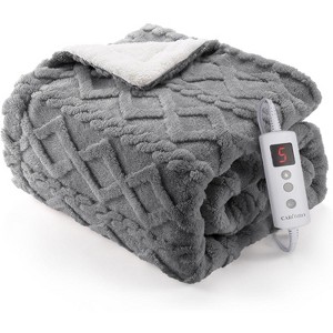 Acekool Heated Throw Blanket, Thick Electric Blanket with 10 Heat Levels and Timer, Machine Washable - 1 of 4