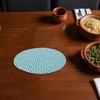Unique Bargains Trivet Round Rope Woven Mat Cotton Non-woven Fabric 8.66"x8.66"x0.31" - 2 of 3