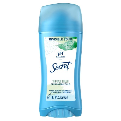 Secret Invisible Solid Antiperspirant and Deodorant - Shower Fresh - 2.6oz