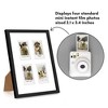 Americanflat Mini Instant Photo Collage Frame with Double White Mat - Display 2.1x3.4" Photos - Black - image 2 of 4