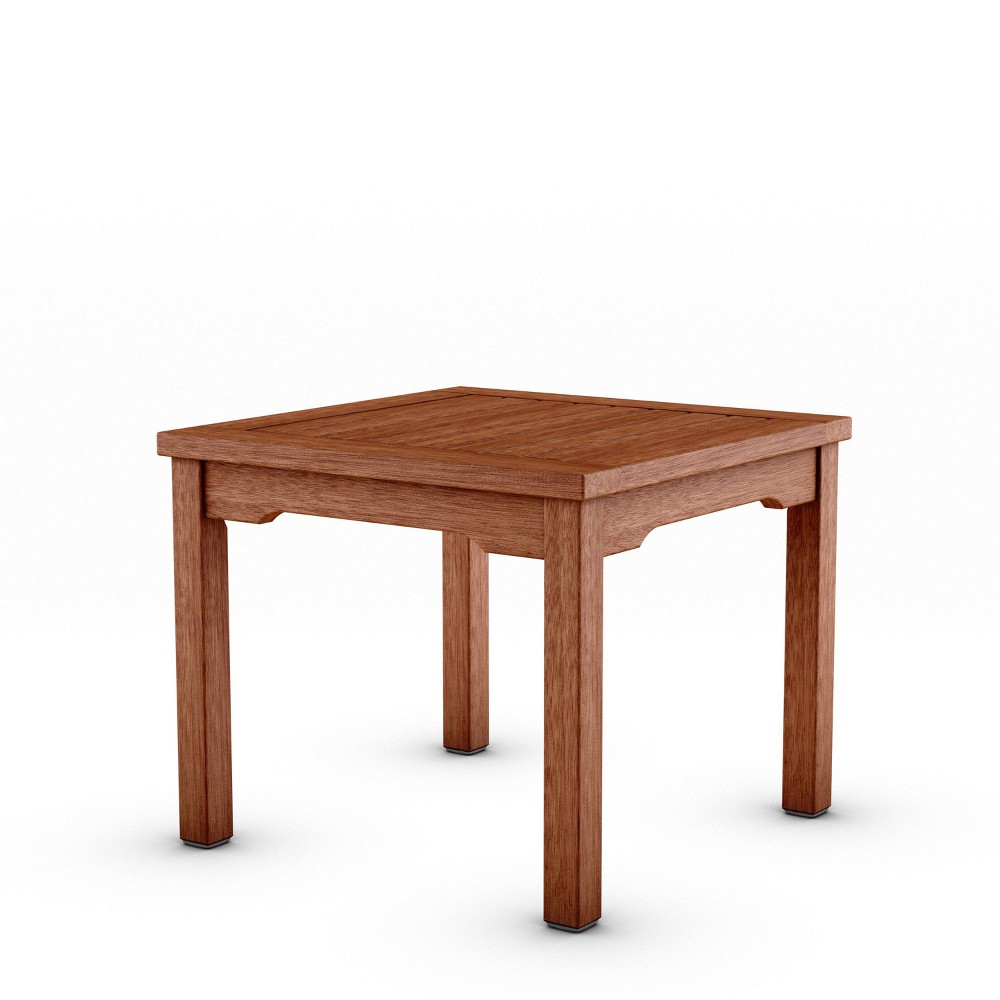 Photos - Other Furniture Amazonia Eucalyptus Square DaiLanh Outdoor Patio Coffee Table Teak Finish