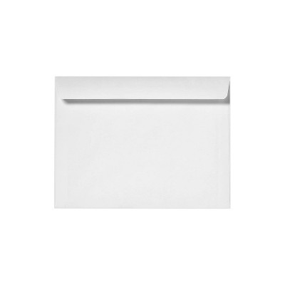 LUX 6 1/2 x 9 1/2 Booklet Envelopes 50/Pack 24lb. Bright White (12229-50)
