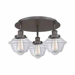 Innovations Lighting Oxford 3 - Light Flush Mount in  Oil Rubbed Bronze - 1 of 1