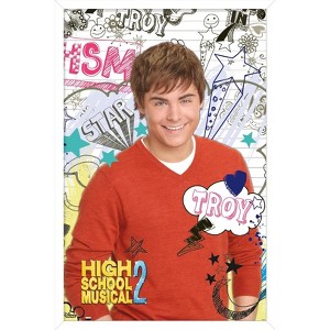 Trends International High School Musical 2 - Troy Framed Wall Poster Prints - 1 of 4