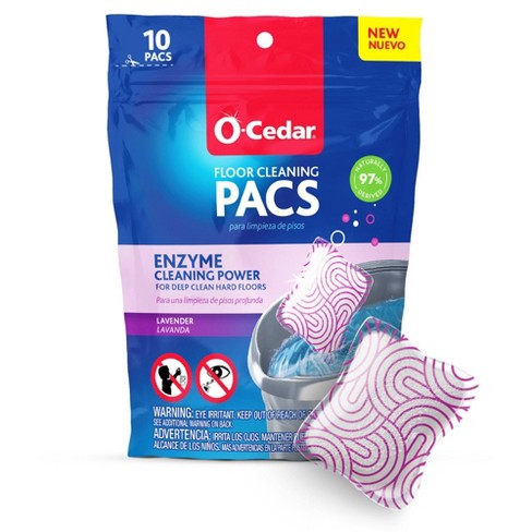 O-Cedar PACS Hard Floor Cleaner - Lavender - 10ct - image 1 of 4