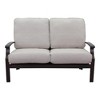 Courtyard Casual Madison Loveseat   Alum frame in powder coating Performatex Fabric Cushions - 4 of 4