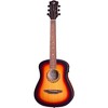 Luna Safari Tribal Travel Acoustic-Electric Left-Handed Guitar Tobacco Sunburst - 3 of 4