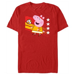 Men's Peppa Pig Spain Soccer T-Shirt - 1 of 4