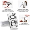 LunaLulinlk1pc Stainless Steel Non-Slip Labor-Saving Cap Screwer; Can Opener - 3 of 4