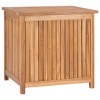 vidaXL Patio Storage Box 23.6"x19.7"x22.8" Solid Wood Teak - 4 of 4