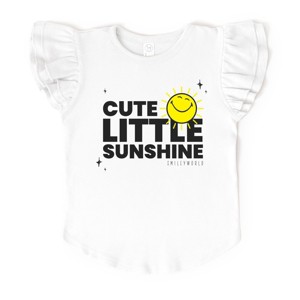 The Juniper Shop SmileyWorld Cute Little Sunshine Flutter Sleeve Tee - 1 of 4