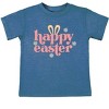 The Juniper Shop Happy Easter With Ears Toddler Short Sleeve Tee - 2 of 4