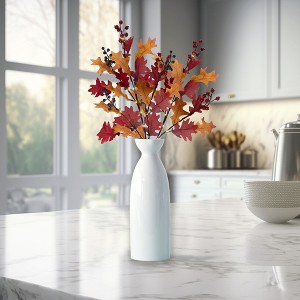 Northlight Lighted Berries and Leaves Fall Harvest Spray - 29" - Warm White - 1 of 4