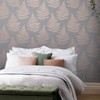 Royal Fern Dove Grey Neutral Trees Paste the Wall Wallpaper - 2 of 4
