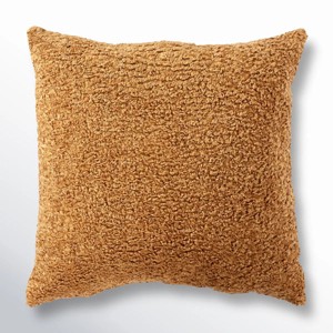 Evo Bytes Decorative Throw Pillow – Soft Cozy Cushion for Couch, Sofa & Bedroom, Modern Home Décor Accent-16" x 16"-Light Brown - 1 of 4