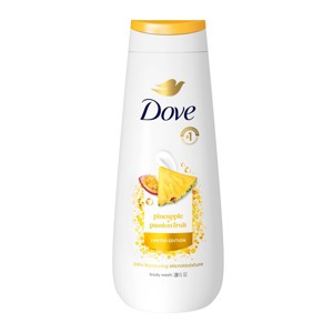 Dove Beauty Body Wash - Pineapple & Passion Fruit - Limited Edition 24HR Lotion-Soft Skin - 20 fl oz - 1 of 4