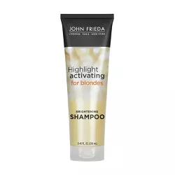 John Frieda Highlight Activating for Blondes Brightening Shampoo, with Avocado Oil and Vitamin C - 8.45 fl oz