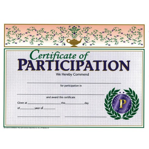 Hayes Certificate of Recognition 30/pkg 