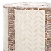 Keary Round Accent Table - White/Gold - Safavieh - 2 of 4