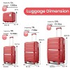 Luggage Sets 4 Piece(14/20/24/28) PP Lightweight & Durable Expandable suitcase - 3 of 4